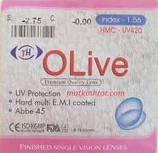 Mắt Olive 1.56 Ngăn Ánh Sáng Xanh